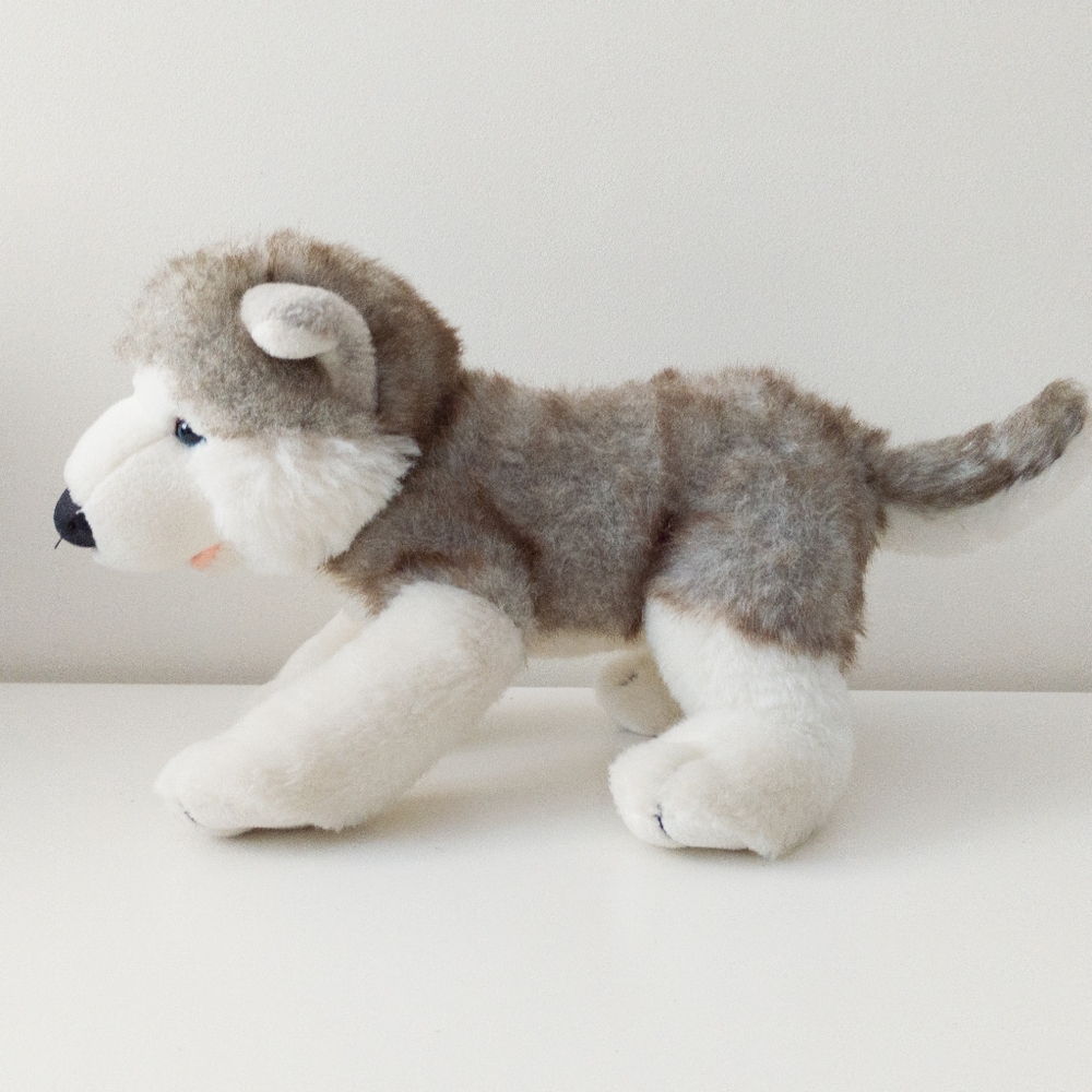 Build a Bear Workshop Siberian Husky Dog Plush Toy